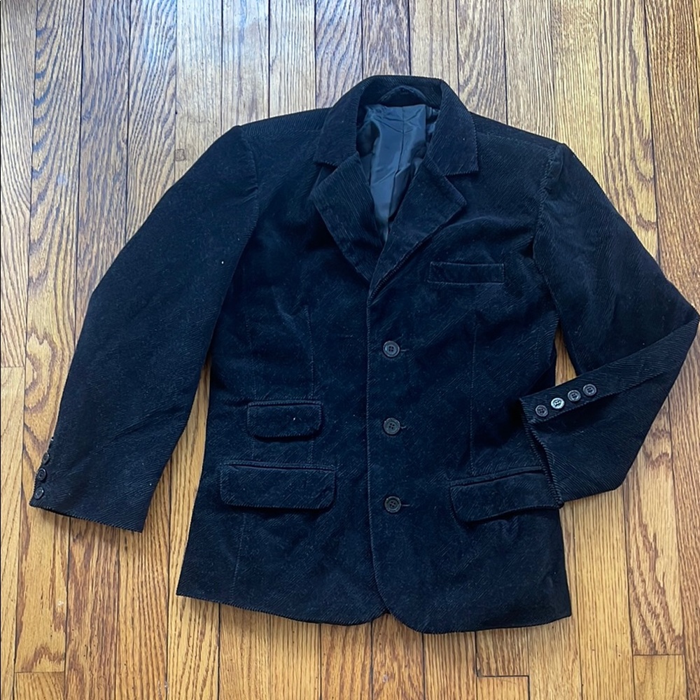 Black Corduroy Blazer